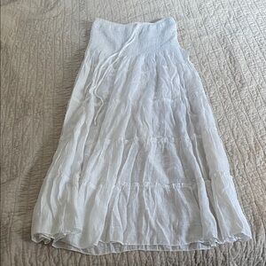 Elegant White Maxi Skirt